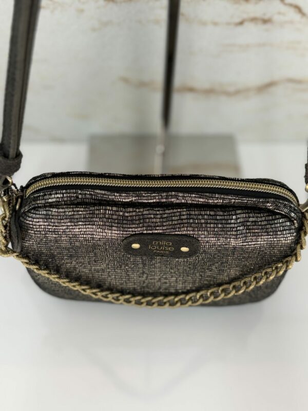 Mini sac pochette porté travers Trotty EP12 Mila Louise kaki dark