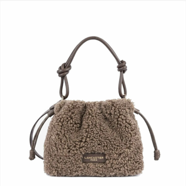 Petit sac besace Moumoute Lancaster marron