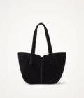 Sac ALTAÏ en daim avec bandoulière Vanessa Wu noir