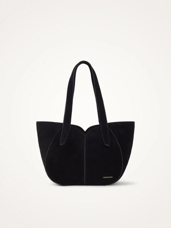 Sac ALTAÏ en daim avec bandoulière Vanessa Wu noir