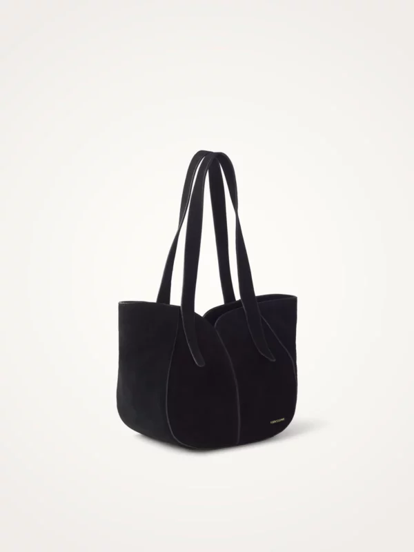 Sac ALTAÏ en daim avec bandoulière Vanessa Wu noir
