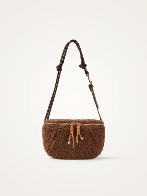 Sac banane femme Aspen moumoute Vanessa Wu marron
