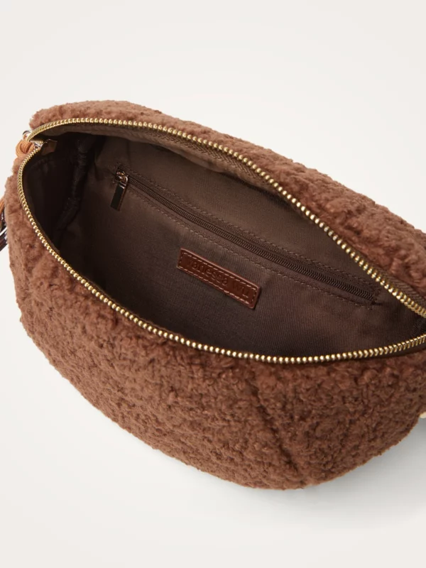 Sac banane femme Aspen moumoute Vanessa Wu marron
