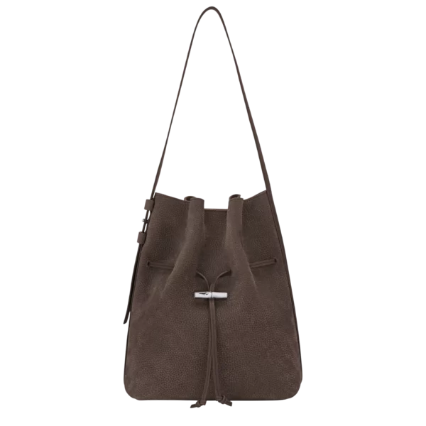 Sac porté épaule M Le Roseau cuir – Longchamp – moka
