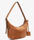 Sac hobo besace Victoire M Lancel camel daim