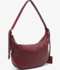 Sac hobo besace Victoire M Lancel cassis
