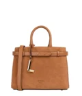 Sac porté main S Faubourg cuir Lancel – camel suède