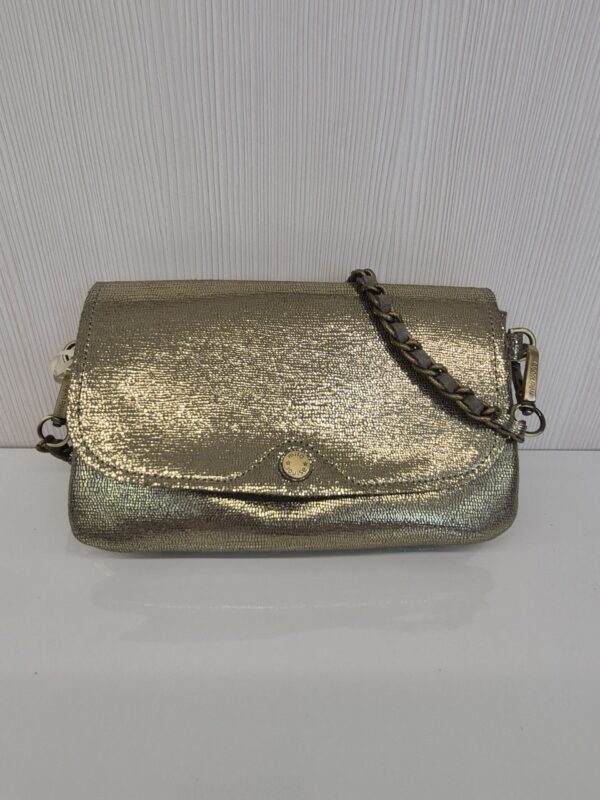 Sac pochette porté travers Odile RX cuir Mila Louise oyster