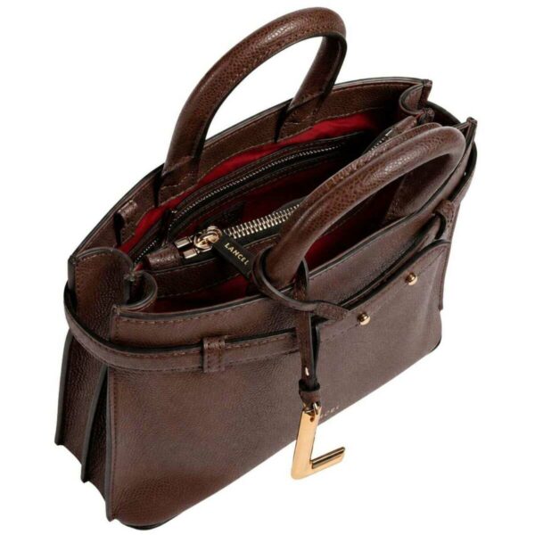Sac porté main S Faubourg cuir Lancel – noix de coco