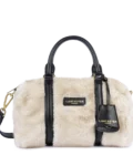 Sac Polochon Lancaster moumoute Ana noir/écru