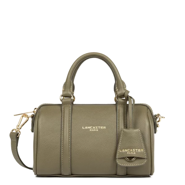 Petit Sac Polochon Milano Ana Cuir Lancaster kaki