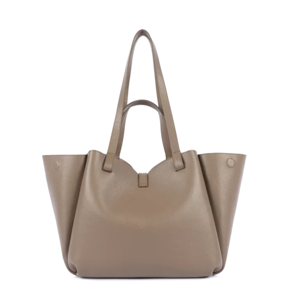Grand sac cabas épaule Milano Horizon sable foncé