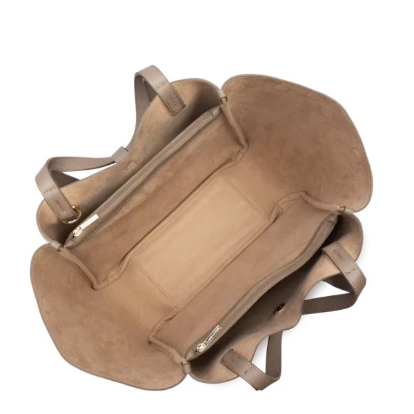 Grand sac cabas épaule Milano Horizon sable foncé