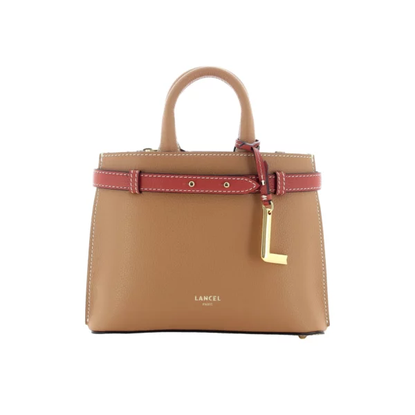 Sac porté main S Faubourg cuir Lancel – multico camel