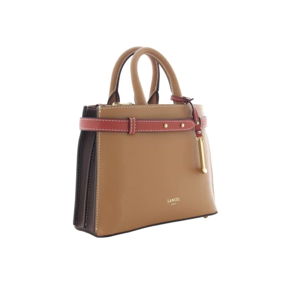 Sac porté main S Faubourg cuir Lancel – multico camel