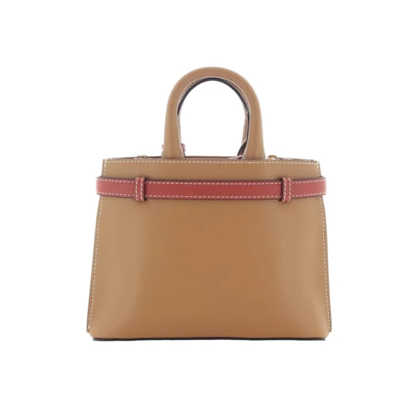 Sac porté main S Faubourg cuir Lancel – multico camel