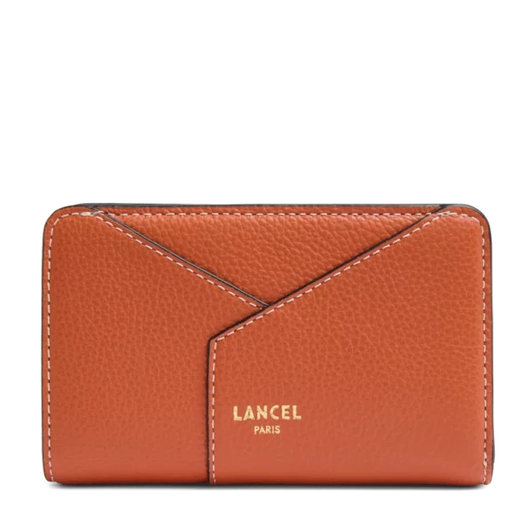 Portefeuille compact zippé Envelopppe de Lancel sunrise