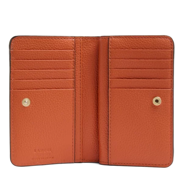Portefeuille compact zippé Envelopppe de Lancel sunrise