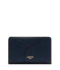 Portefeuille compact zippé Envelopppe de Lancel ultra marine