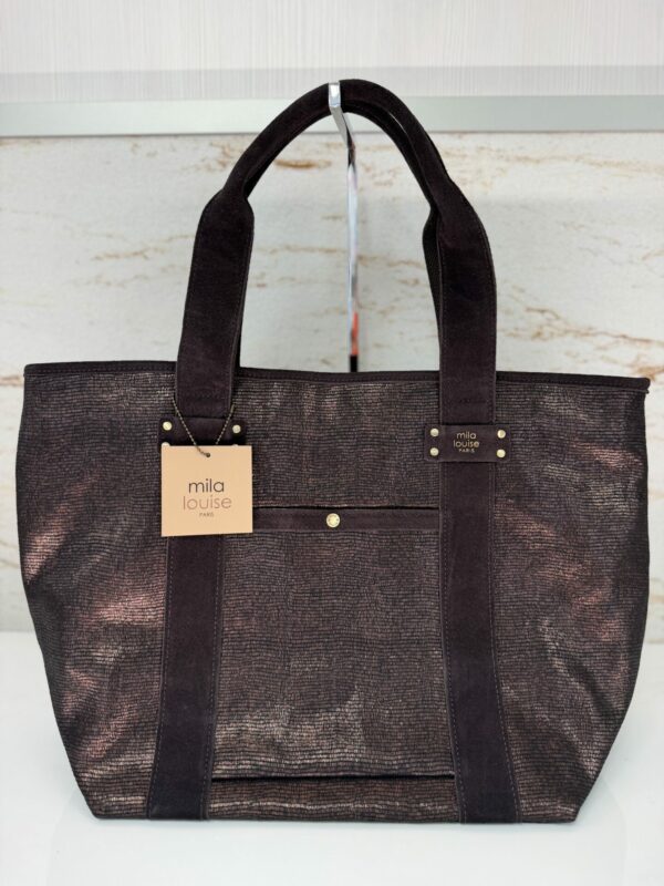 Sac cabas Peguy EP12 Mila Louise brun dark