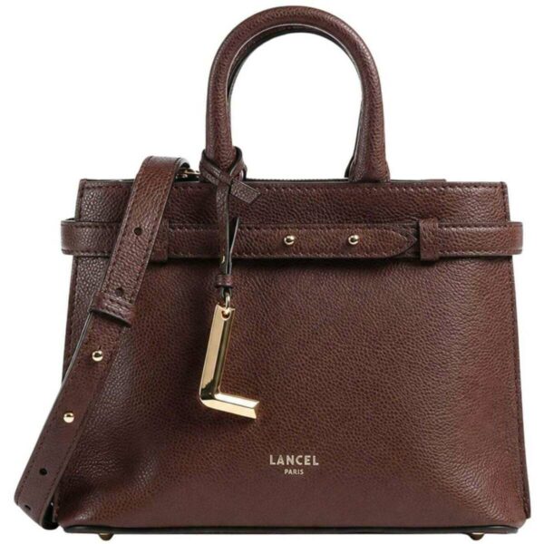 Sac porté main S Faubourg cuir Lancel – noix de coco