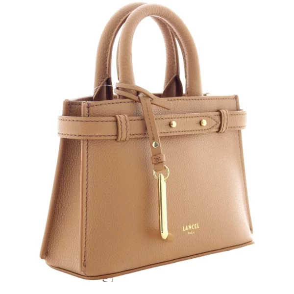 Mini Sac à Main Faubourg De Lancel camel