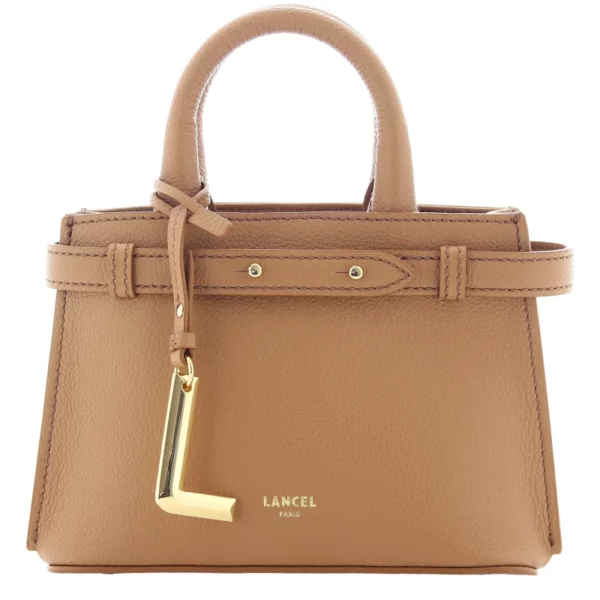 Mini Sac à Main Faubourg De Lancel camel