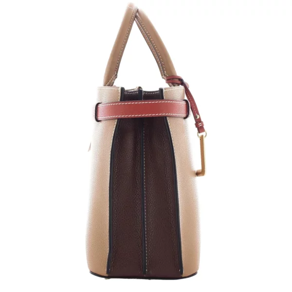 Sac à main cuir Faubourg M multico camel Lancel
