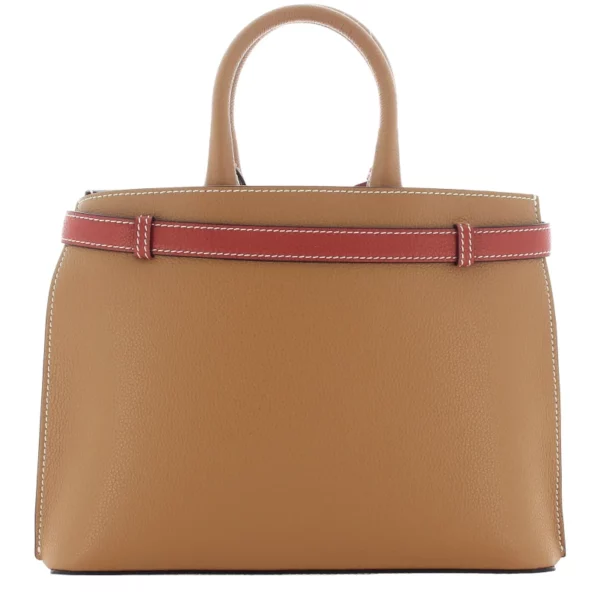 Sac à main cuir Faubourg M multico camel Lancel