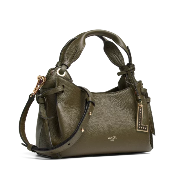 Mini sac à main Swann Lancel kaki foncé