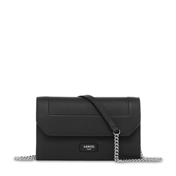 Portefeuille chaine / pochette Ninon de Lancel noir